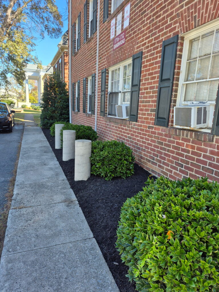 Outdoor living space and paver patio construction in the Roanoke Valley.
