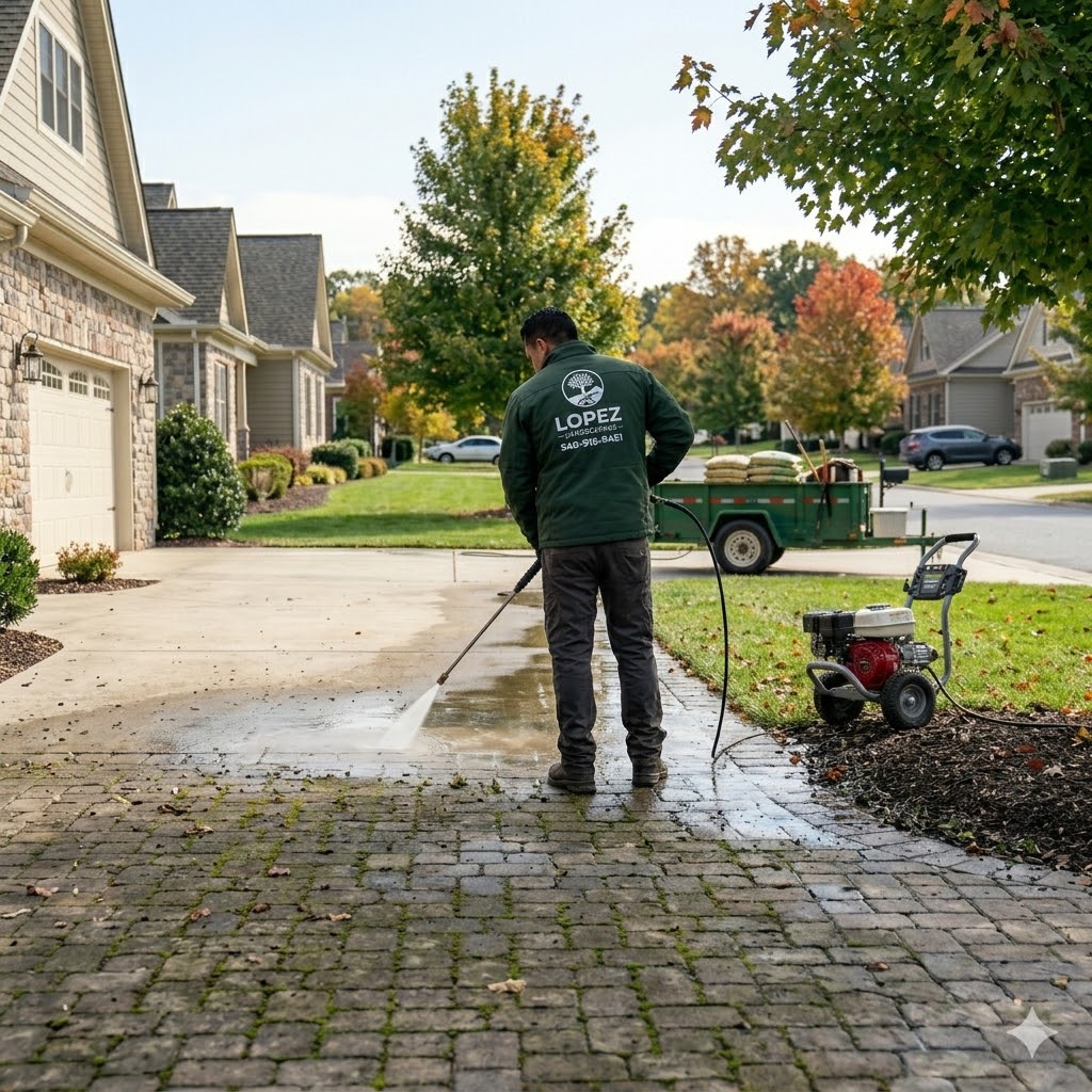 Services pressure washing